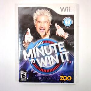 Minute to Win It Nintendo Wii Game Brand New Sealed Guy Fieri Official TV Show